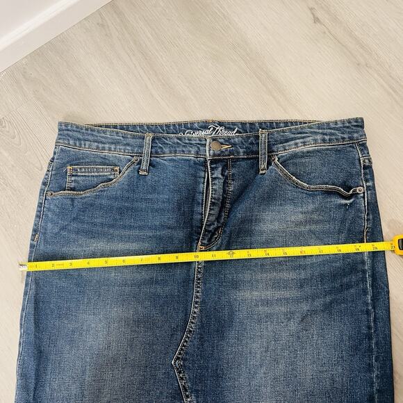 Universal Thread Jean Skirt XL- No Tag - Picture 4 of 7